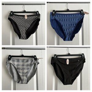 (4) Victoria's Secret High-Leg Briefs / Panties WOMENS MEDIUM **NEW WITH TAGS NW